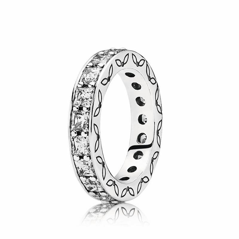 Pandora Infinity Promise Ring Ireland - Sterling Silver/Cubic Zirconia - 985703LPR